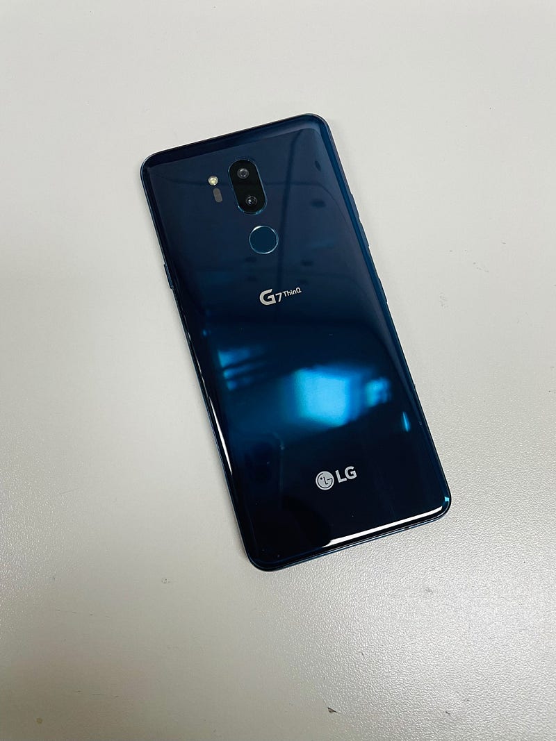 LG G7 64G 블루 상태좋고 깨끗한폰 8만원 판매