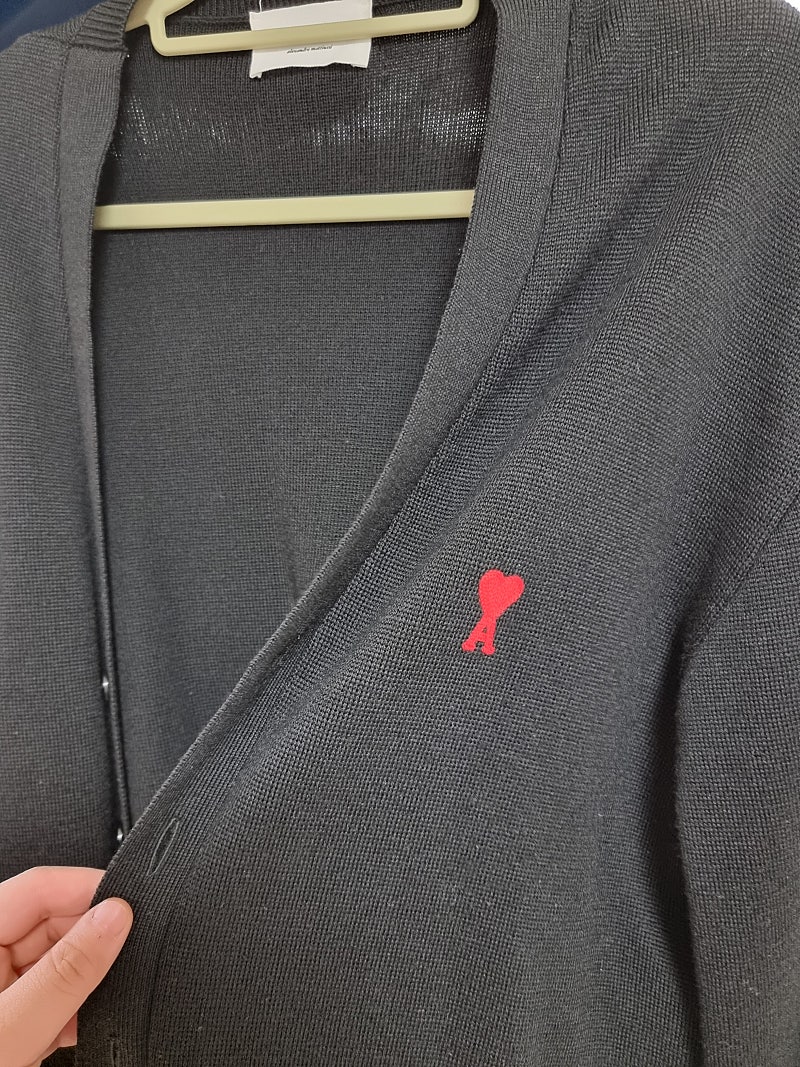 아미 가디건 블랙 2xl 공용