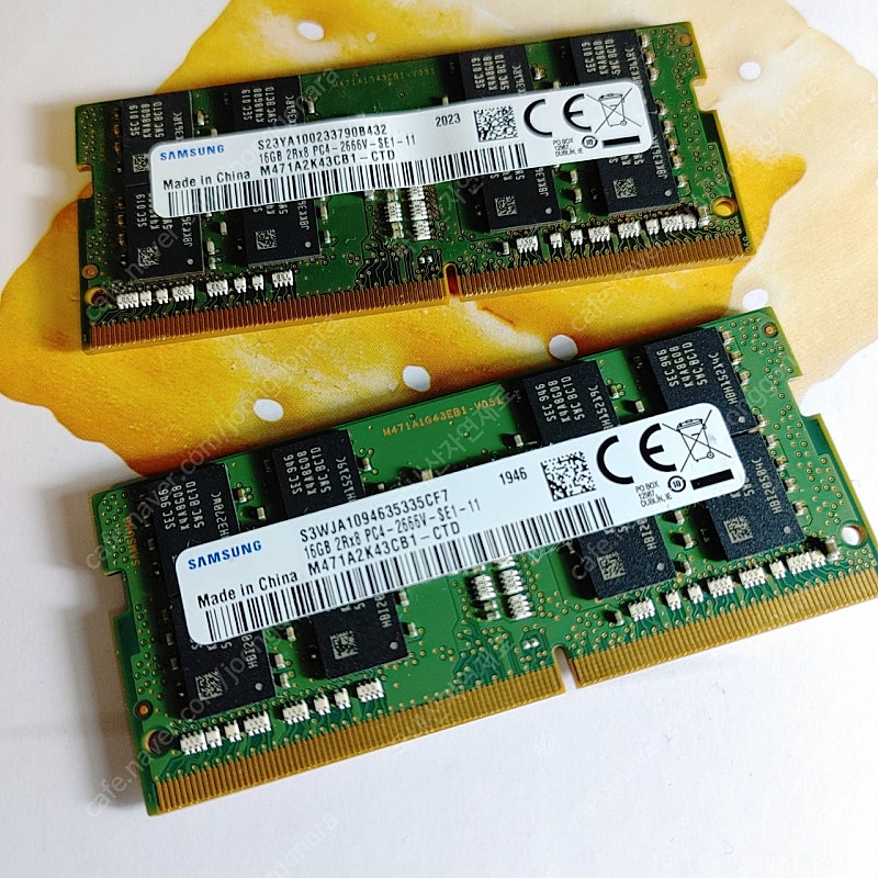 삼성 노트북용 DDR4 램 16기가