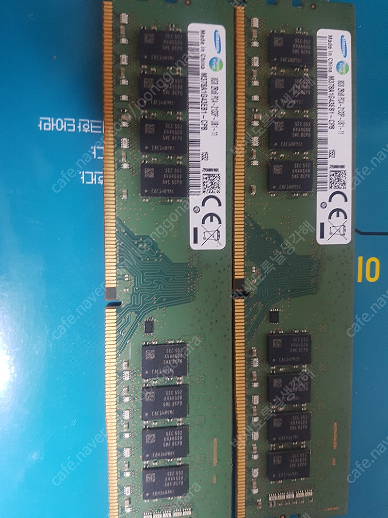 ddr4 램 8g 세트 팝니다.