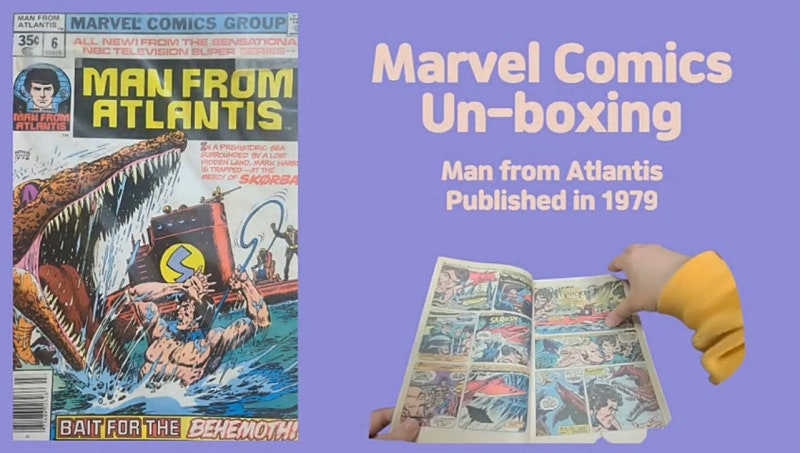 Marvel Comics-man from atlantis(동영상처첨부)