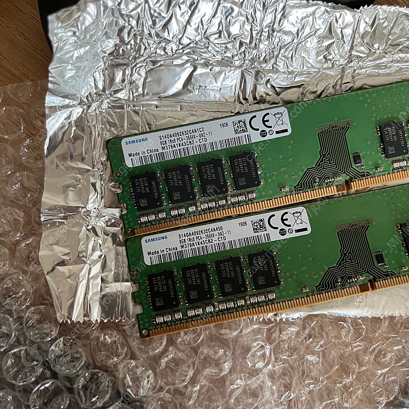 삼성램 RAM 16G (8Gx2) DDR4 2666 중고 판매