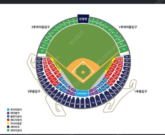 프로야구 준po 엘지vs두산 1/2/3차전 2연석4연석양도