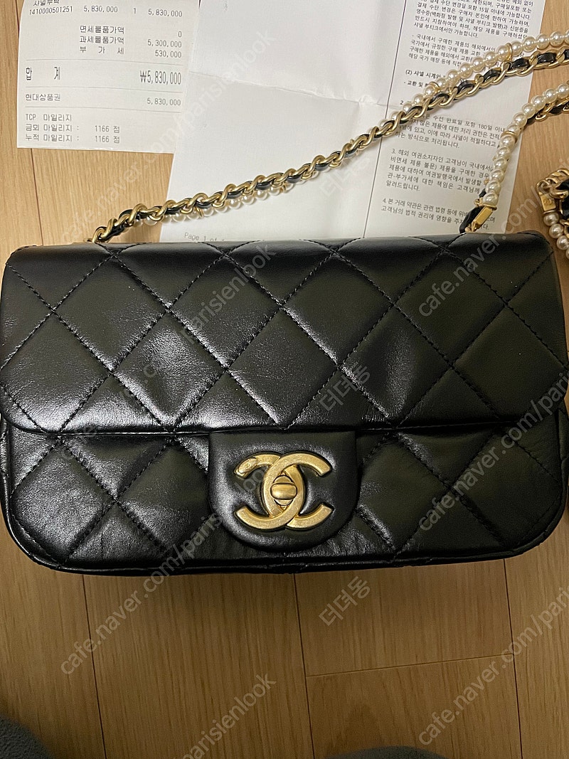 샤넬 시즌백 진주백--1