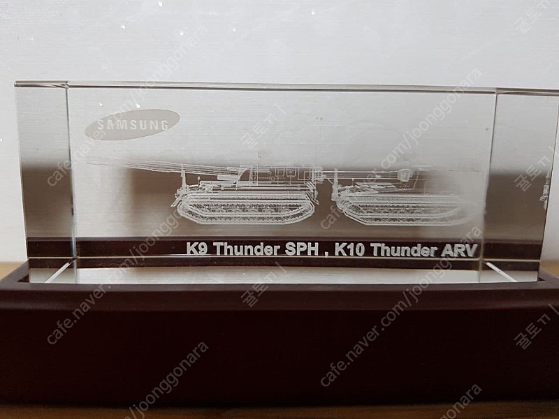 삼성 K9 Thunder SPH, K10 Thunder ARV 자주포 크리스탈 문진 판매