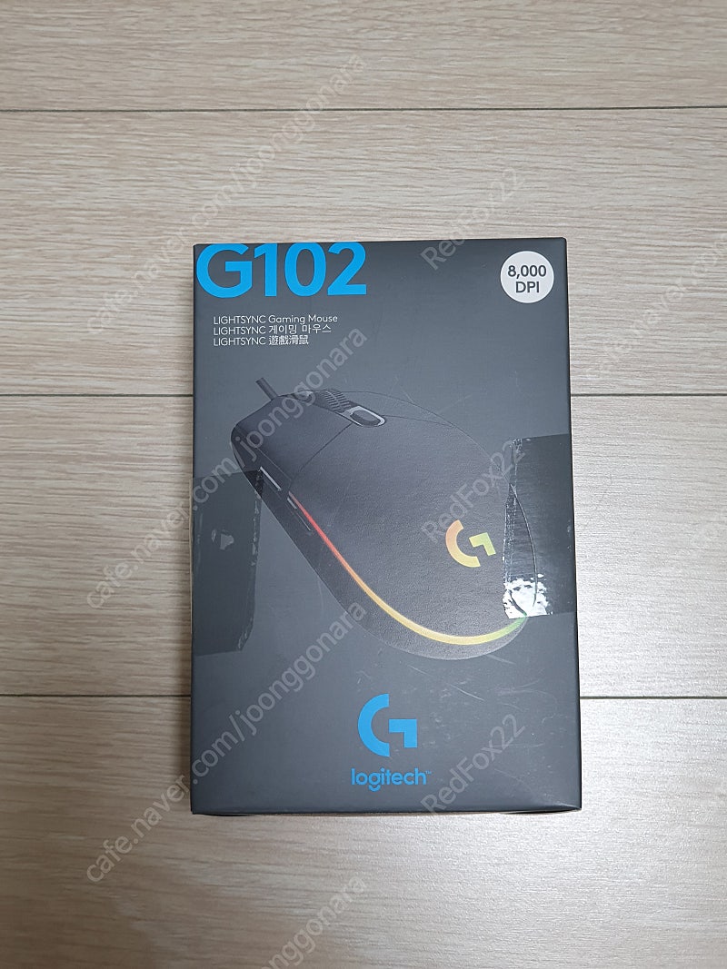 로지텍 G102 / 로지텍 데스크매트 택포 2.5만