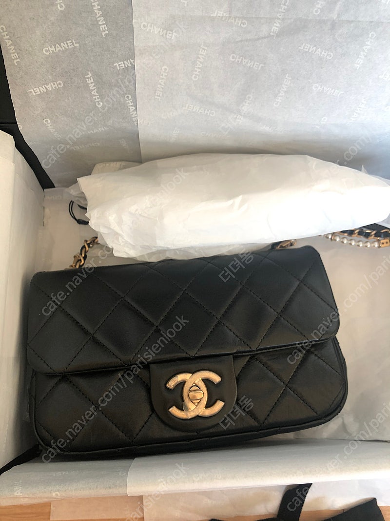 샤넬 시즌백 진주백--4