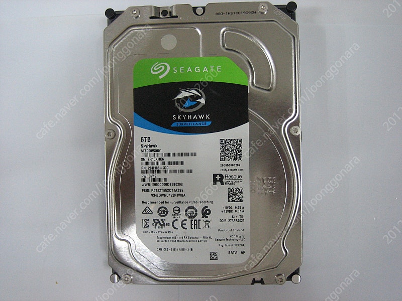 씨게이트 스카이호크 6TB HDD 30개