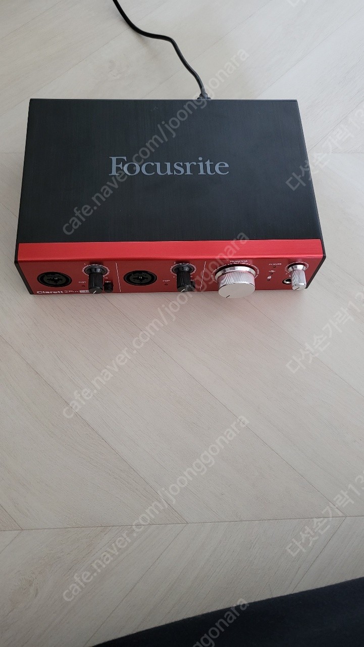 Focusrite Clarett 2 Pre USB포커스라이트 클라렛 2 프리 오디오인터페이스 팝니다.