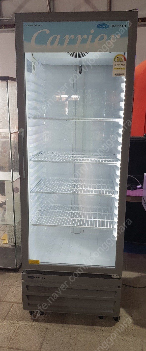 캐리어 음료수냉장고 CSR-470RD 370W 쇼케이스 냉장고/업소용 냉장고