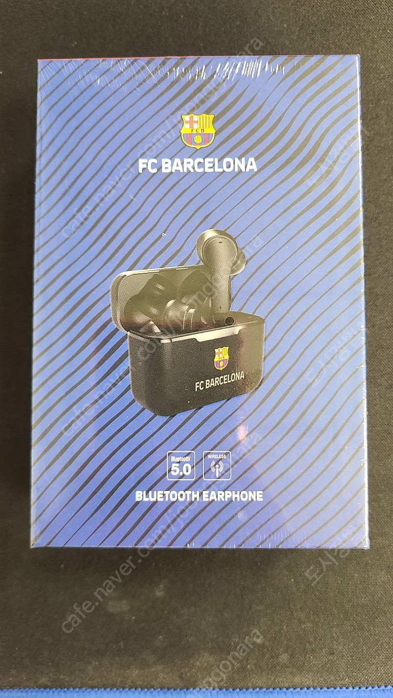 (미개봉) FC 바르셀로나 블루투스이어폰 새상품.