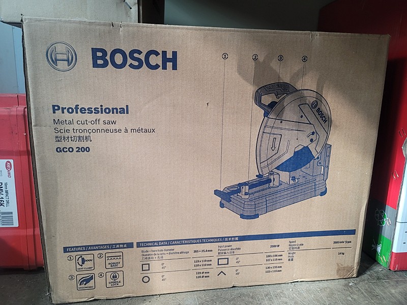 보쉬 고속절단기 GCO200 판매합니다.