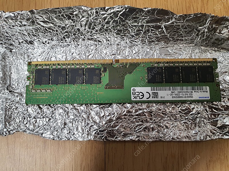 (미사용) 삼성 데스크탑pc램 DDR4 16GB 25600(3200mhz)