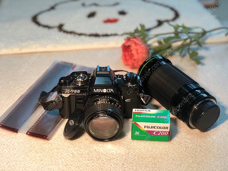 미놀타X-700카메라 +렌즈+필름 판매