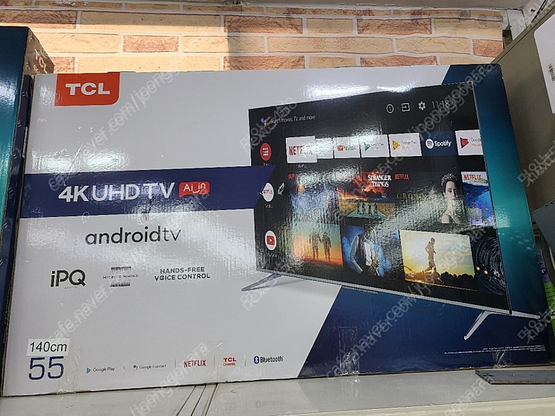 TCL 4K UHD 안드로이드 TV 55P715 티비 55인치 - 미개봉 새상품입니다