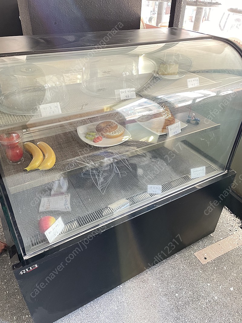유니크 카페 쇼케이스 냉장고