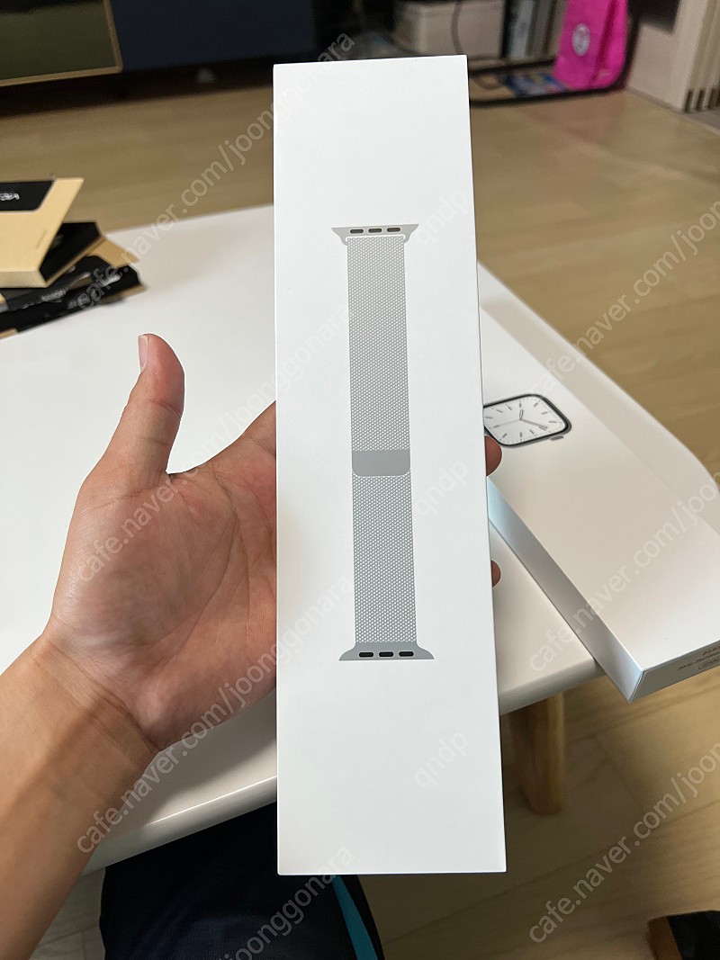 애플워치 밀레니즈 루프 44/45mm 실버 미개봉 새제품 판매