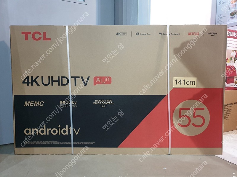 TCL 4K UHD 안드로이드 TV 55P715 티비 55인치 - 미개봉 새상품