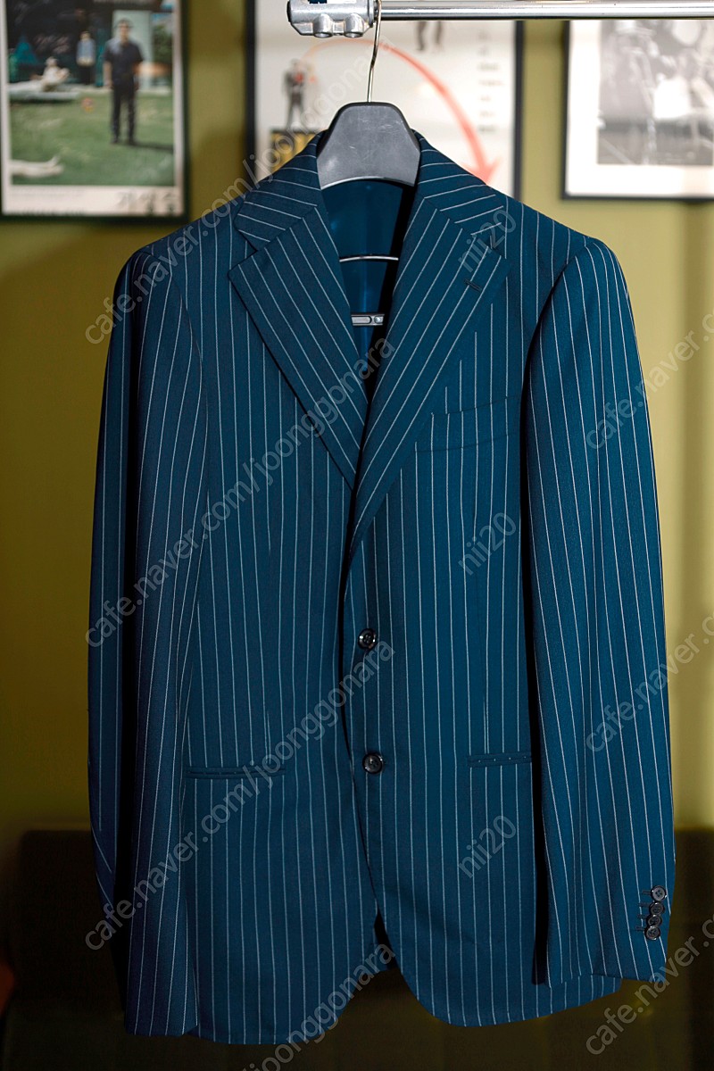 RingJacket Meister Navy Stripe Suit (링자켓 마에스터 네이비 스트라이프 3피스 수트)