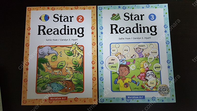star reading 2.3 단계 책 2권 시디포함.
