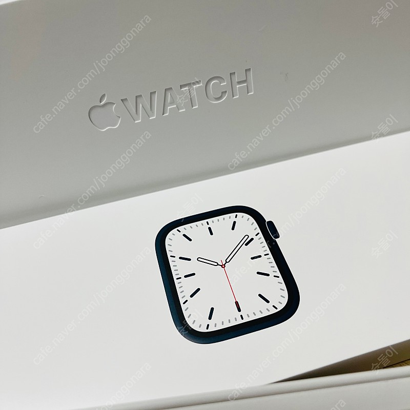 애플워치 미드나이트 스포츠밴드 45mm 새제품 판매