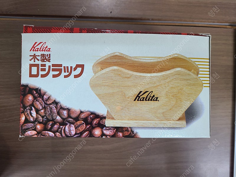 칼리타 커피필터 (여과지) 원목 거치대 새상품