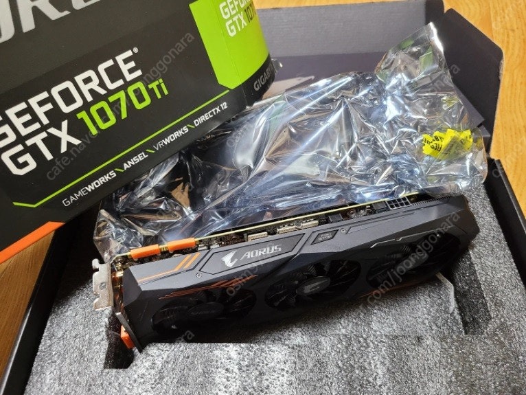 기가바이트 AORUS GTX 1070ti 팔아요