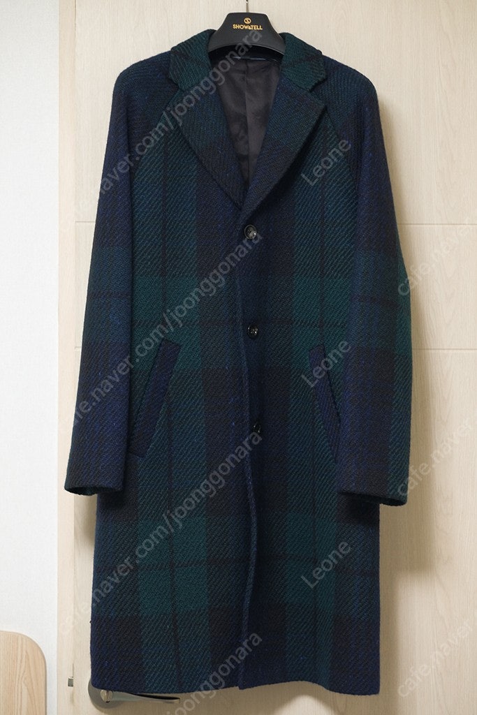 제이크루 블랙와치 타탄 울 코트 38S 새제품 팝니다. Jcrew Blackwatch Wool Coat