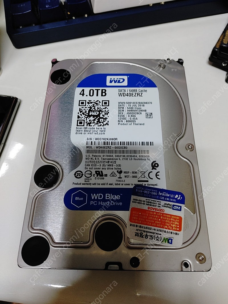 [서울/택배] WD BLUE 4TB HDD