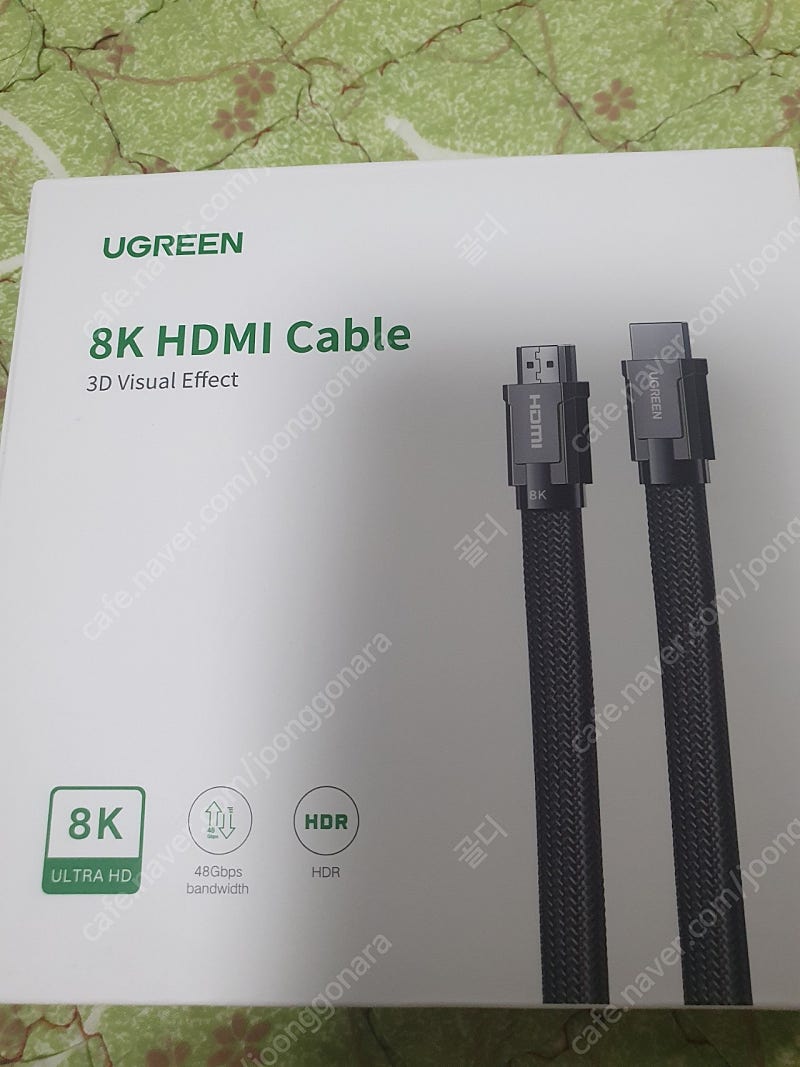 ugreen 8k hdmi flat cable 2m (새제품)