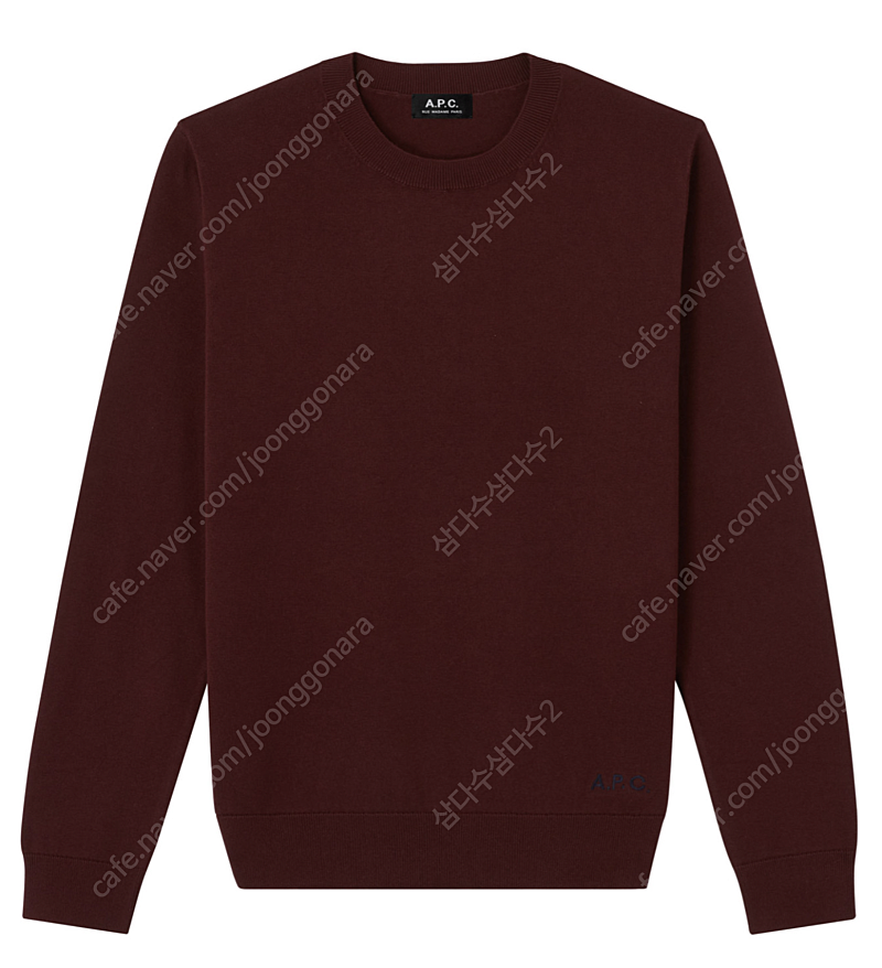 A.P.C 아페쎄 red knit (Laine Wool 70% : Cashmere 30%)