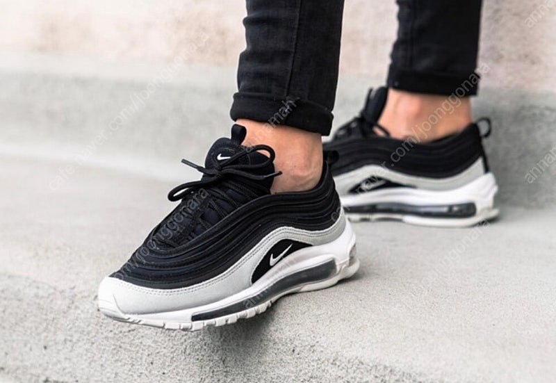 [NIKE MAX97] 나이키 우먼스 맥스97 프리미엄 블랙 스프루스 아우라