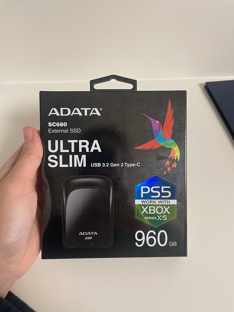 Adata 외장ssd 외장하드 960GB