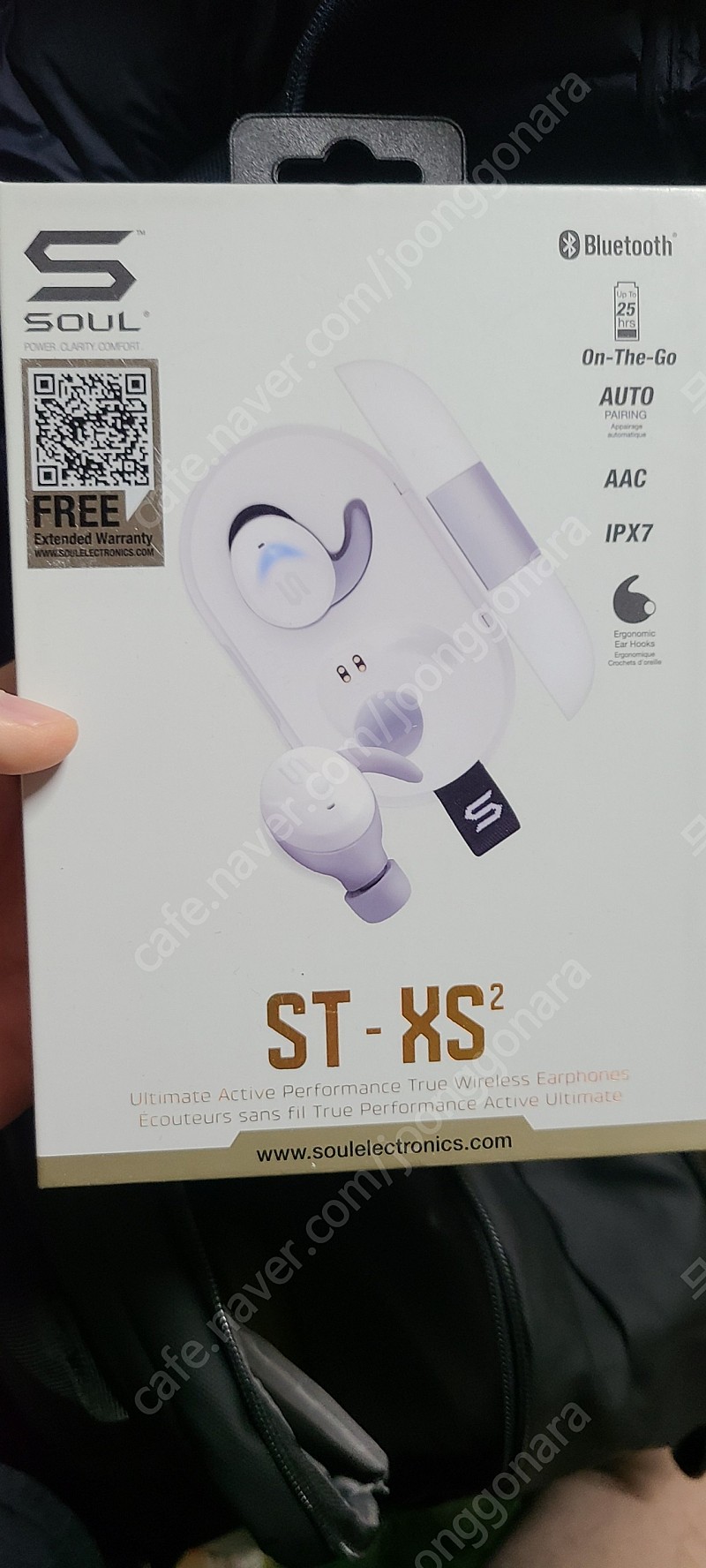 [미개봉] 소울 ST-XS2(극동음향 정품) 블루투스 이어폰. (화이트)