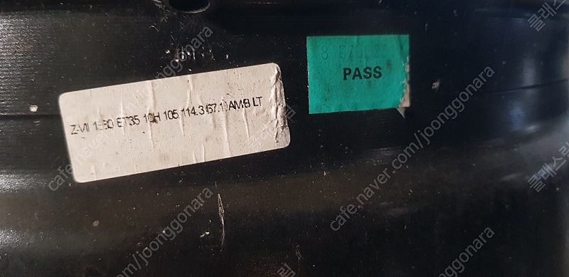 Pcd 114.3 pcd105 10H 18인치 사제휠 가격인하(TPMS포함)--2