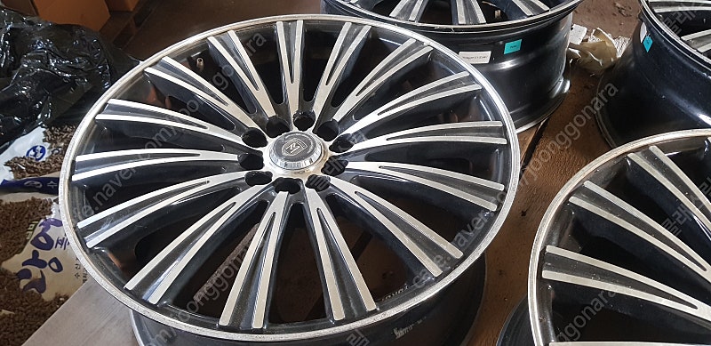 Pcd 114.3 pcd105 10H 18인치 사제휠 가격인하(TPMS포함)--5