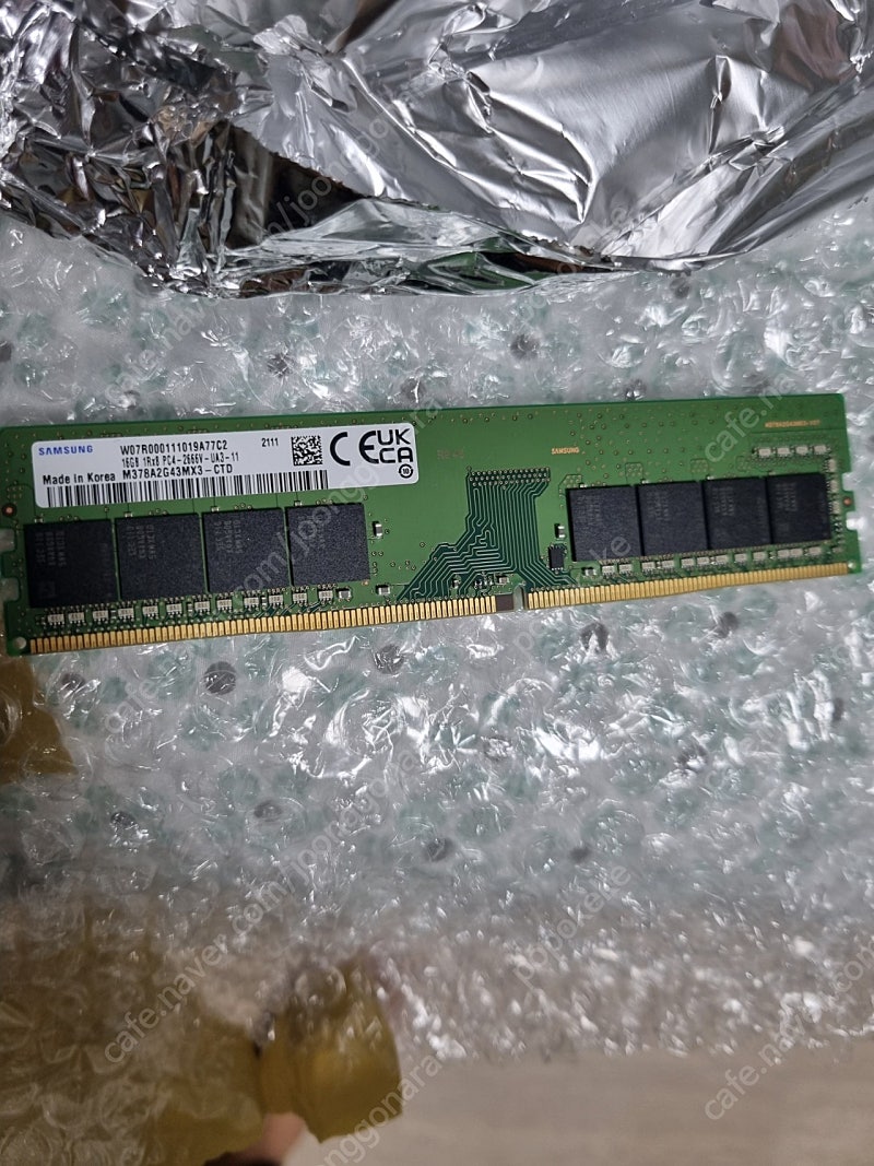 ddr4 2666v 16g 단면램팝니다