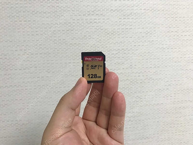광주광역시) 트랜센드 SD카드 500S Class10 UHS-I U3 V30 128GB MLC 팝니다.[택포]