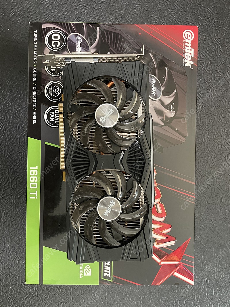 이엠텍 gtx1660ti 6gb storm dual