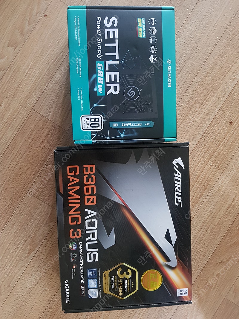 B360 Aorus gaming3 + Settler 600w 판매합니다