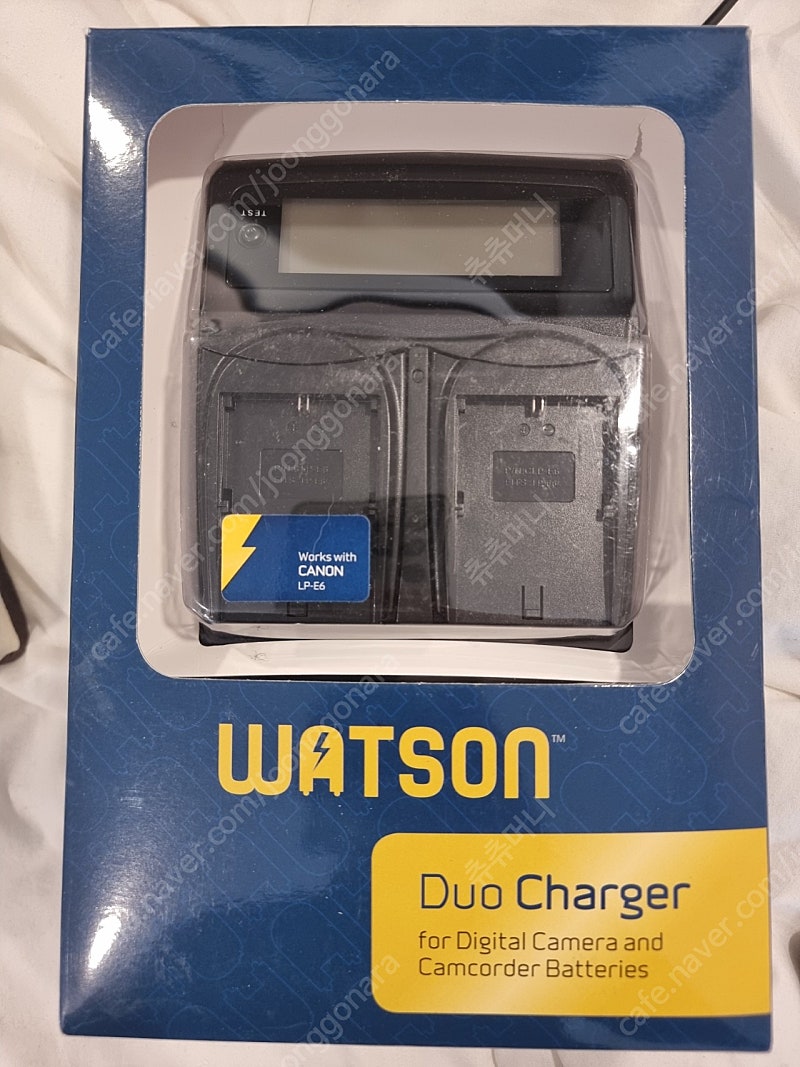 Watson D-1517 듀얼 충전기 판매 (LP-E6, LP-E6N 전용)