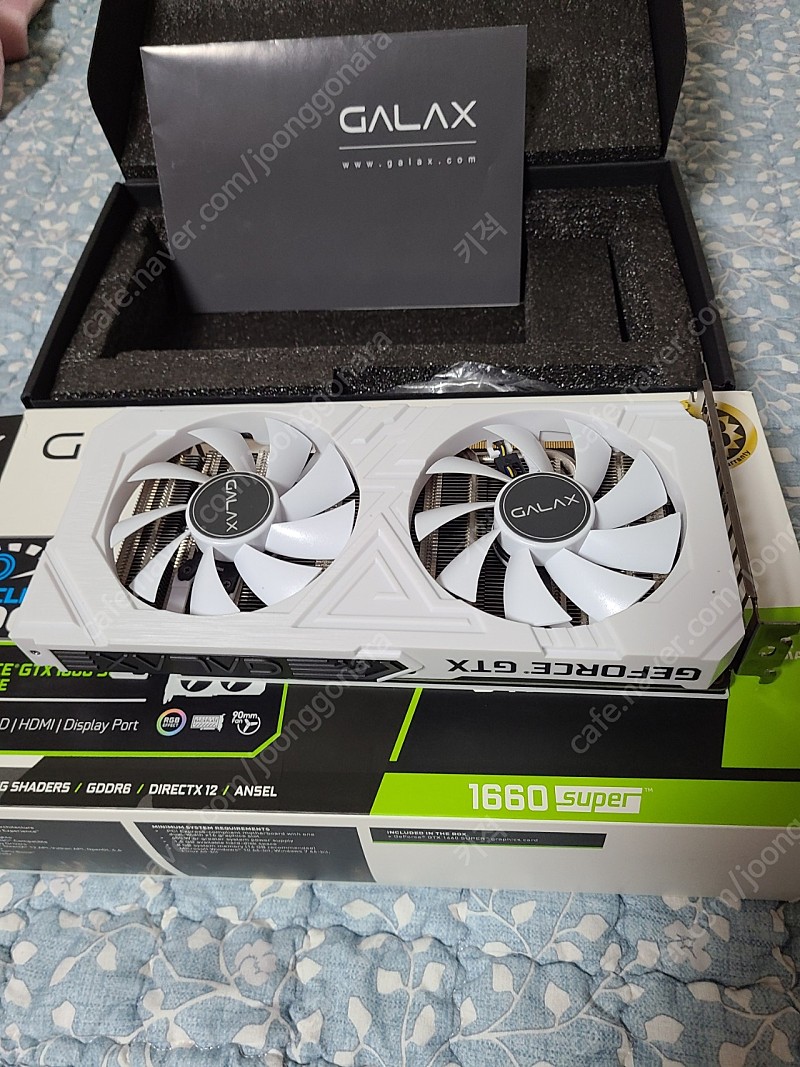 갤럭시 GALAX 지포스 GTX 1660 SUPER EX WHITE 6GB