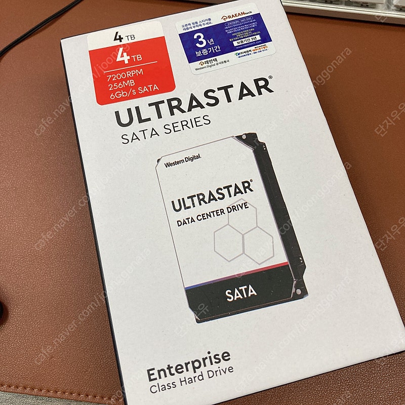 WD Ultrastar HC310 패키지 4T 미개봉 미사용 판매합니다. 13.5만원