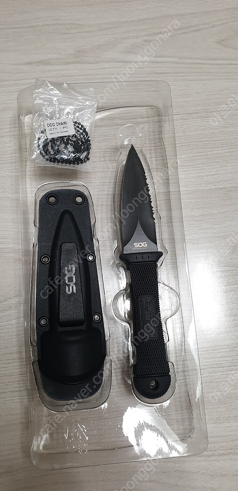 미사용) SOG 미니펜타곤 캠핑 낚시 백업나이프