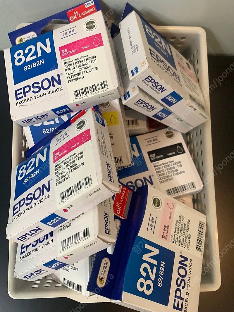 EPSON R390 6색 칼라 잉크 판매