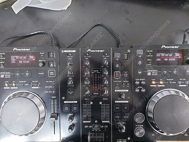 CDJ350&DJM350 세트 판매합니다