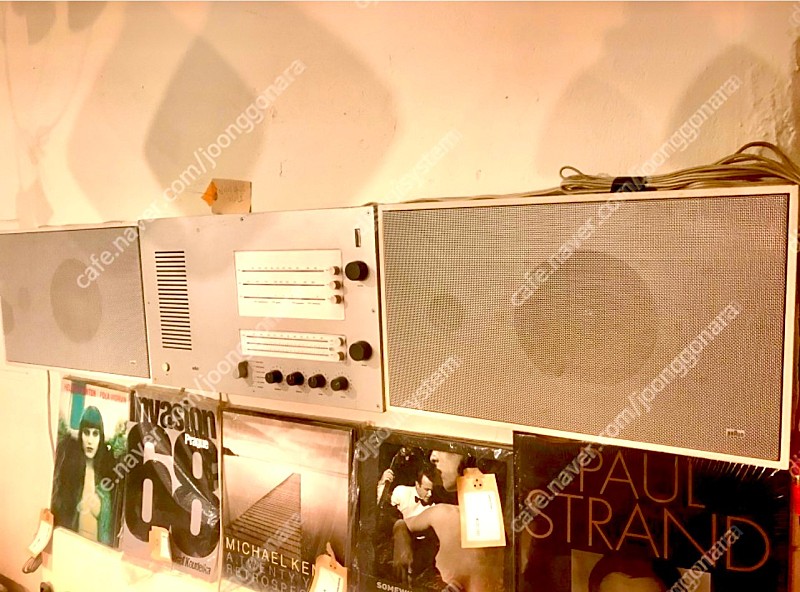 Braun/Dieter Rams TS45 Tuner amp + L450 Speaker 브라운 디터람스 디자인 벽걸이형 오디오 시스템.