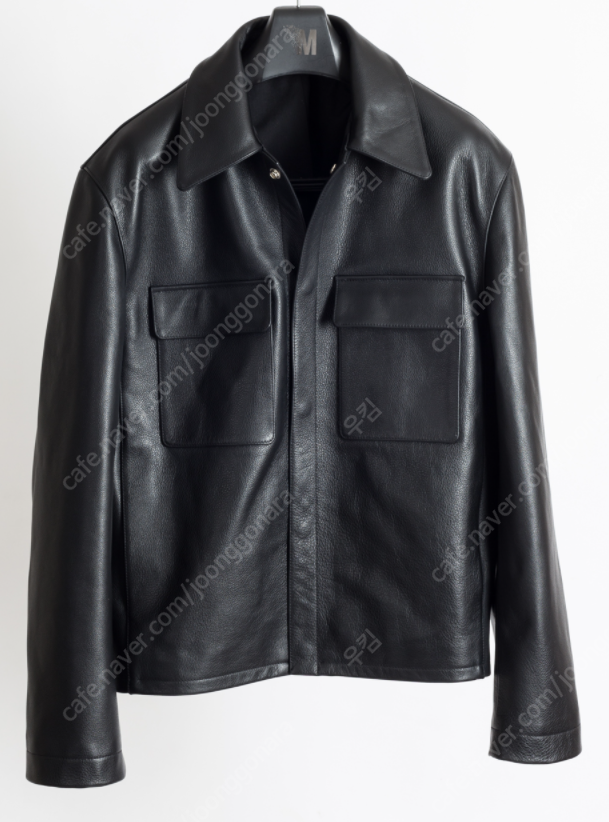 모마디자인 Minimal leather jacket