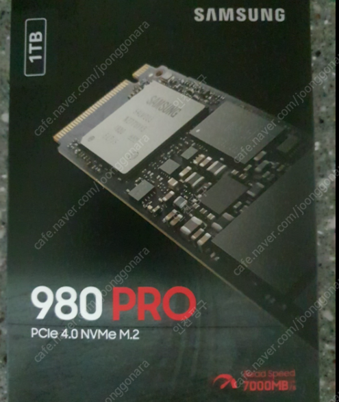 SSD 삼성전자 공식인증 삼성SSD 980 PRO M.2 PCIe 4.0 NVMe 1TB MZ-V8P1T0BW 미개봉신품