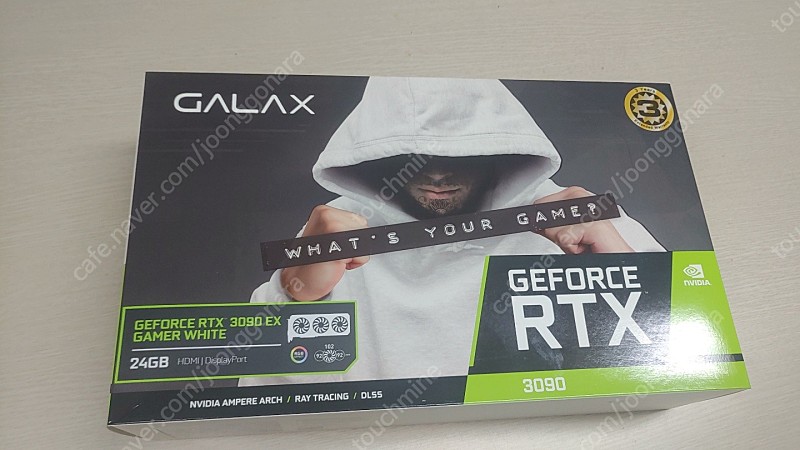 [ 미개봉 새제품 ] 갤럭시 GALAX 지포스 RTX 3090 EX Gamer WHITE OC D6X 24GB